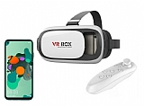 VR BOX Huawei Mate 30 Lite Bluetooth Kontrol Kumandalı 3D Sanal Gerçeklik Gözlüğü