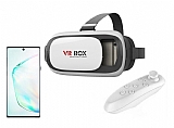 VR BOX Samsung Galaxy Note 10 Bluetooth Kontrol Kumandalı 3D Sanal Gerçeklik Gözlüğü