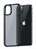 Wlons H-Bom iPhone 13 Siyah Rubber Kılıf