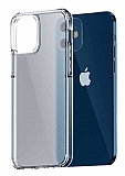 Wlons H-Bom iPhone 12 / 12 Pro 6.1 inç Şeffaf Silikon Kılıf