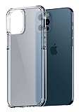 Wlons H-Bom iPhone 12 Pro Max 6.7 inç Şeffaf Silikon Kılıf