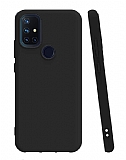 OnePlus Nord N10 5G Mat Siyah Silikon Kılıf