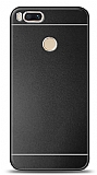 Xiaomi Mi 5X / Mi A1 Metal Siyah Şeritli Rubber Kılıf
