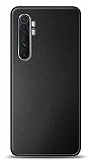 Xiaomi Mi Note 10 Lite Metal Siyah Rubber Kılıf