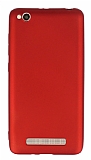 Xiaomi Redmi 4A Mat Kırmızı Silikon Kılıf