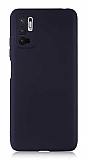 Xiaomi Redmi Note 10 5G Kamera Korumal Mat Siyah Silikon Klf