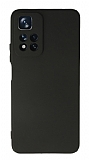 Xiaomi Redmi Note 11 Pro Kamera Korumalı Siyah Silikon Kılıf