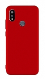 Xiaomi Redmi Note 6 Pro Mat Krmz Silikon Klf