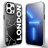 YoungKit World Trip iPhone 13 Pro London Silikon Kılıf