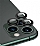 Apple iPhone 12 Pro Max 6.7 in Metal Kenarl Cam Siyah Kamera Lensi Koruyucu