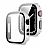Apple Watch 7 Siyah ereveli Beyaz Klf 45mm