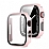 Apple Watch 7 Siyah ereveli Pembe Klf 45mm
