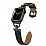 Apple Watch Siyah Metal Deri Kordon (42 mm)