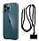 Dafoni Hummer iPhone 12 Pro Max 6.7 in Siyah Askl Ultra Koruma Klf