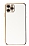 Eiroo Borderline iPhone 11 Pro Max Kamera Korumal Beyaz Silikon Klf