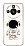 Eiroo Astronot Realme 11 Pro Kamera Korumal Beyaz Silikon Klf