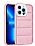 Eiroo Bubble Color iPhone 12 Pro Max Pembe Silikon Klf