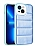 Eiroo Bubble Color iPhone 13 Mavi Silikon Klf