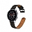 Eiroo Deluxe Huawei Watch GT 3 46 mm Siyah Gerek Deri Kordon