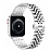 Eiroo Elegant Apple Watch Silver Metal Kordon 42 44 45 49 mm