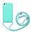 Eiroo Fun iPhone 7 / 8 Askl Turkuaz Silikon Klf