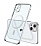 Eiroo Gbox iPhone 14 Macsafe zellikli Kamera Korumal Silver Silikon Klf