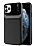 Eiroo Harbor iPhone 11 Pro Siyah Silikon Klf