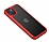 Eiroo Hybrid Color iPhone 13 Mini Krmz Silikon Klf