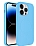 Eiroo iPhone 13 Pro MagSafe zellikli Ak Mavi Silikon Klf