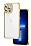 Eiroo iPhone 13 Pro Max Kamera Korumal Tal Gold Silikon Klf
