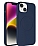 Eiroo iPhone 14 Plus MagSafe zellikli Lacivert Silikon Klf