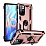 Eiroo Magnet Ring Xiaomi Poco M4 Pro 5G Ultra Koruma Rose Gold Klf