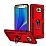 Eiroo Magnet Ring Samsung Galaxy Note 5 Ultra Koruma Krmz Klf