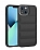 Eiroo Puffer iPhone 14 Plus Parlak Siyah Silikon Klf
