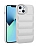 Eiroo Puffer iPhone 14 Plus Parlak Beyaz Silikon Klf