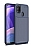 Eiroo Rugged Carbon Samsung Galaxy A21s Lacivert Silikon Klf