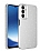 Eiroo Samsung Galaxy A14 Ultra Simli Silver Silikon Klf