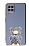 Eiroo Samsung Galaxy A22 4G Lks Ay Standl Mavi Silikon Klf