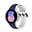 Eiroo Samsung Galaxy Watch 4 Classic Lacivert-Beyaz Silikon Kordon (42mm)