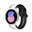 Eiroo Samsung Galaxy Watch 4 Classic Beyaz-Siyah Silikon Kordon (42mm)