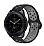 Eiroo Samsung Galaxy Watch Silikon Spor Siyah-Gri Kordon (46 mm)