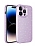 Eiroo Silvery iPhone 14 Pro Max Simli Lila Silikon Klf