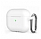Eiroo Soft AirPods 3 Gri Askl Beyaz Silikon Klf