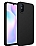 Eiroo Xiaomi Redmi 9A Metal ereveli Siyah Rubber Klf