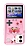 iPhone 11 Oynanabilir Tetris Gameboy Pembe Telefon Klf Panter