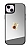 iPhone 14 Plus Tavan Figrl Aynal Silver Rubber Klf