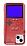iPhone 14 Oynanabilir Tetris Gameboy Krmz Telefon Klf