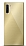 Eiroo Samsung Galaxy Note 10 Silikon Kenarl Aynal Gold Klf