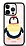 Dafoni Art iPhone 14 Pro Smiling Penguin Klf