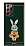 Dafoni Art Samsung Galaxy Note 20 Ultra Lady Rabbit Klf
